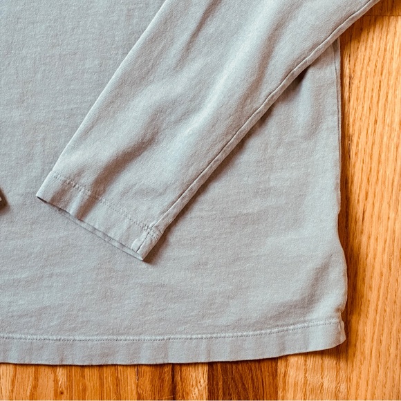 Freenote Cloth Medium Sage 9oz Long Sleeve T-Shirt - Picture 2 of 5